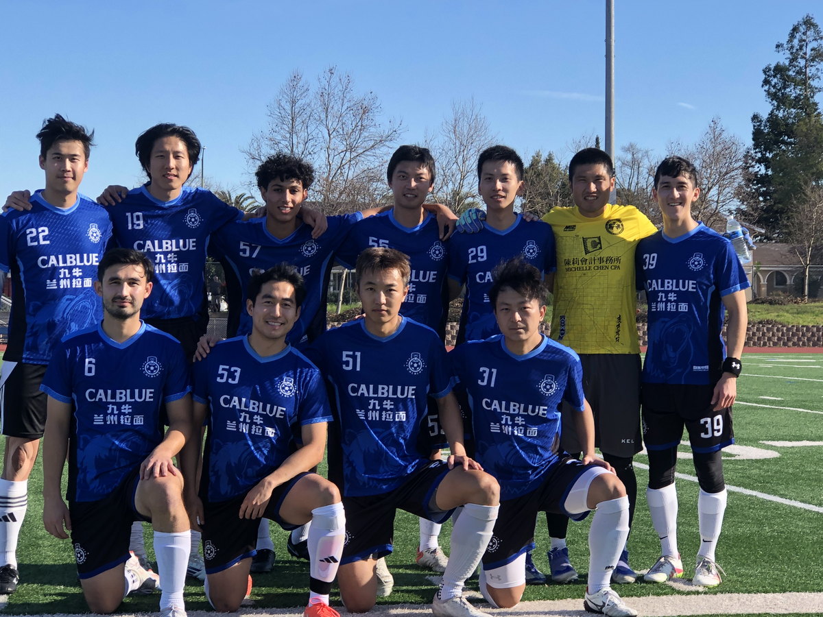 CalBlue team before the UPSL California Cup match against Athletico San Jose